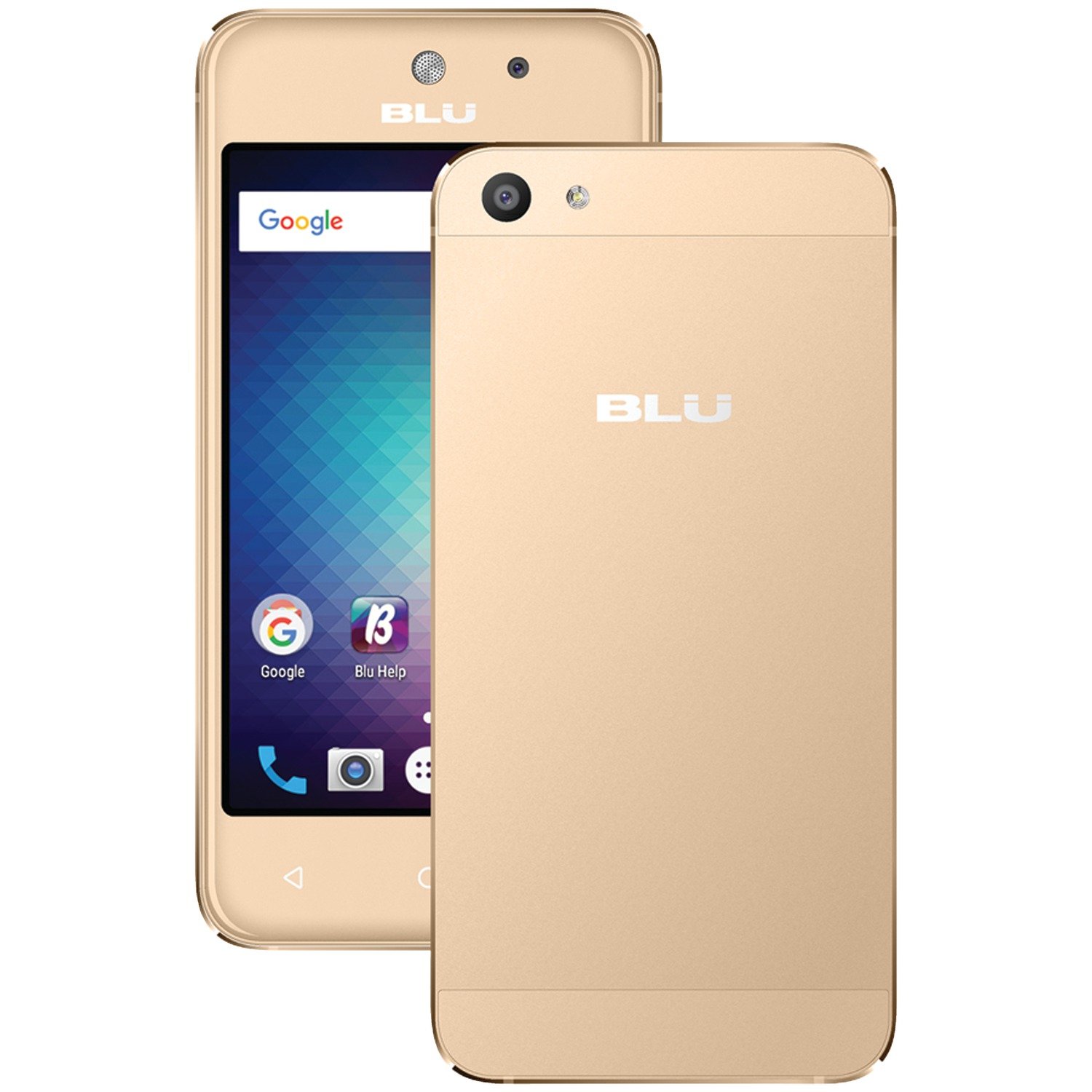 Celular Blu Vivo S Mini Gold - Celulares - dourado  - Central - unidade            Cod. CL BLU S GOLD